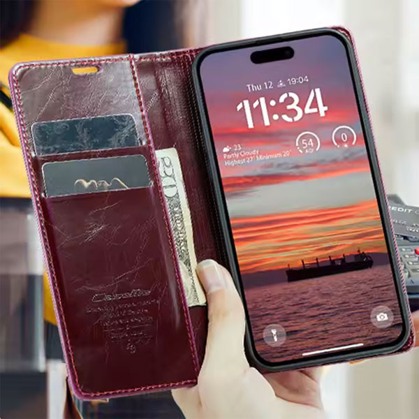 کیف کلاسوری گلدن گارد مدل Caseme_S24 مناسب برای گوشی موبایل سامسونگ Galaxy S24FE