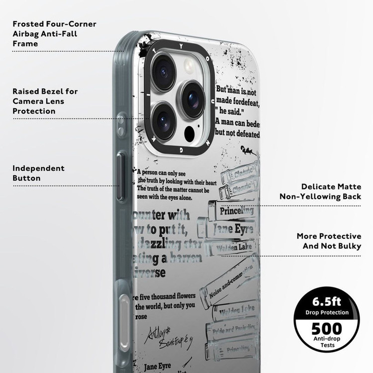 کاور یانگ کیت مدل Classic Poetry مناسب برای گوشی موبایل اپل iphone 16promax