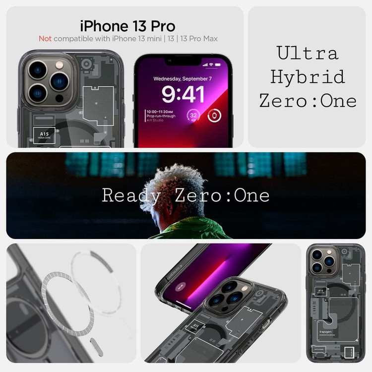 کاور اسپیگن مدل Ultra Hybrid Magfit مناسب برای گوشی موبایل اپل iPhone 13 Pro