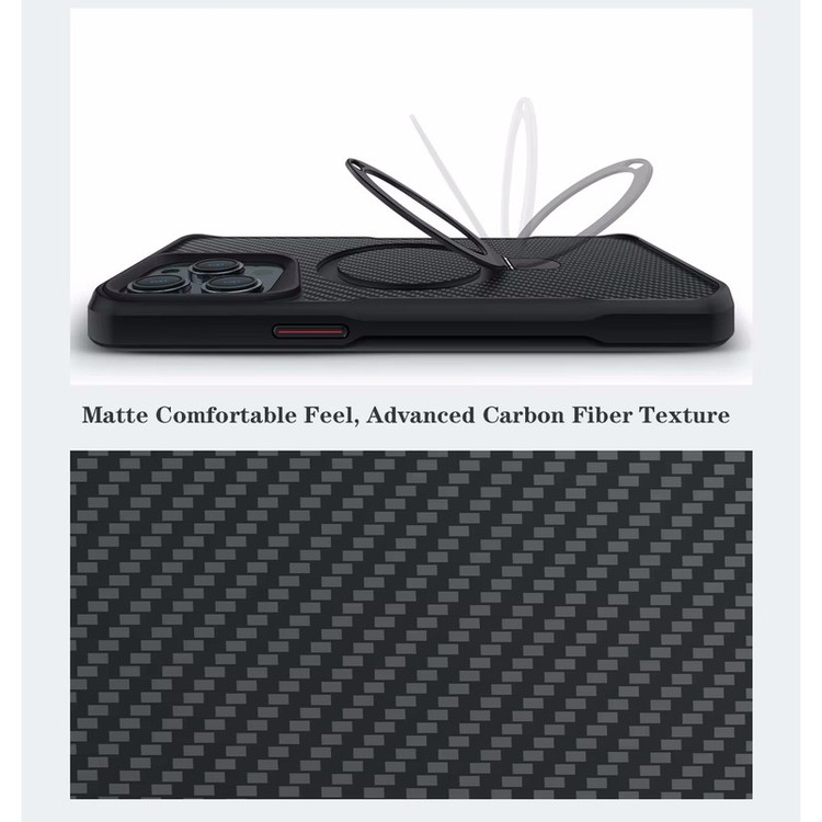 کاور بادیگارد مدل Carbon Stand مناسب برای گوشی موبایل اپل iPhone 16 Pro Max
