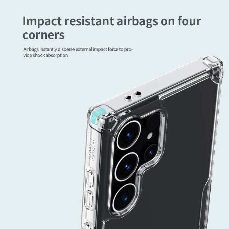 کاور نیلکین مدل Nature TPU Pro مناسب برای گوشی موبایل سامسونگ Galaxy S25 Ultra