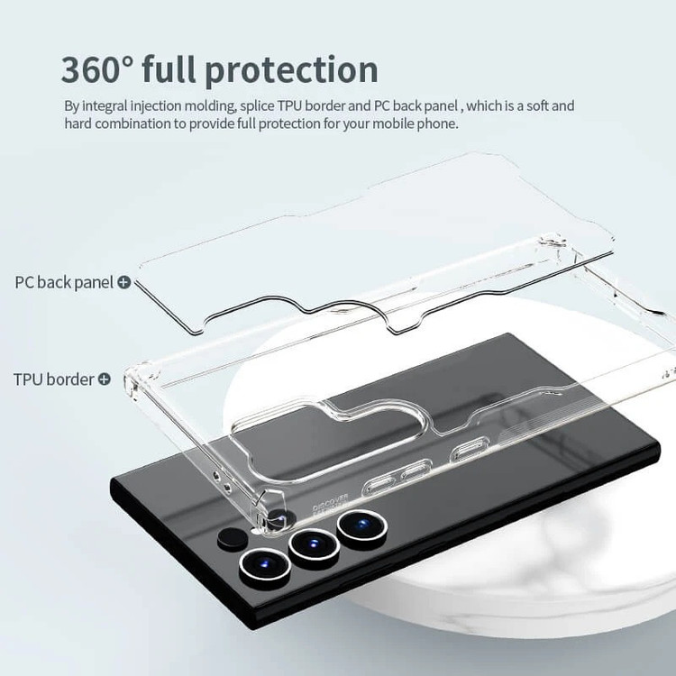 کاور نیلکین مدل Nature TPU Pro مناسب برای گوشی موبایل سامسونگ Galaxy S25 Ultra
