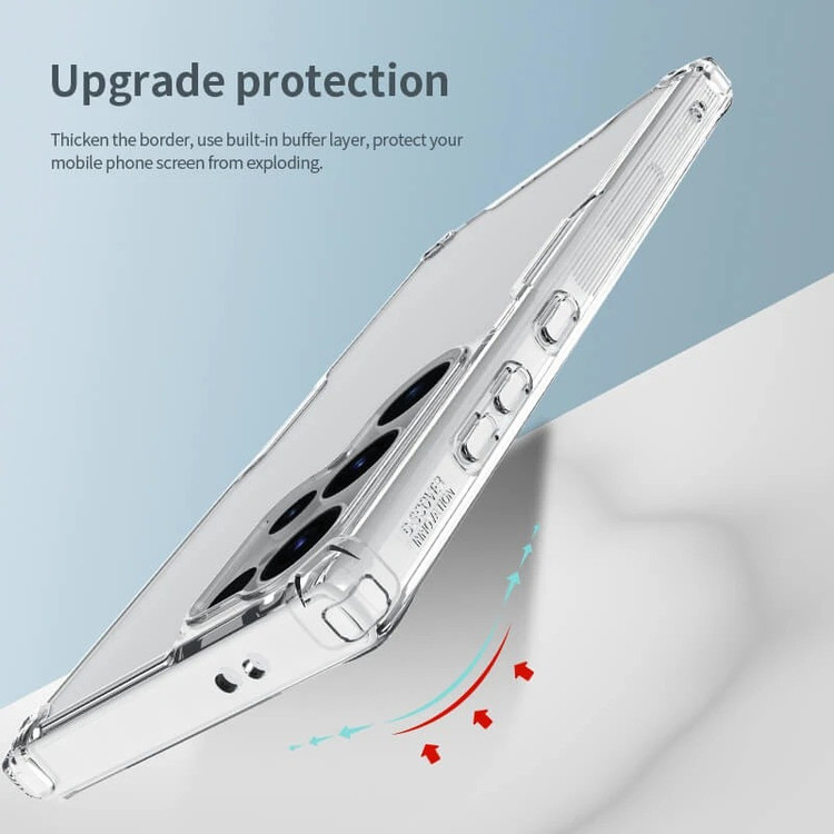 کاور نیلکین مدل Nature TPU Pro مناسب برای گوشی موبایل سامسونگ Galaxy S25 Ultra