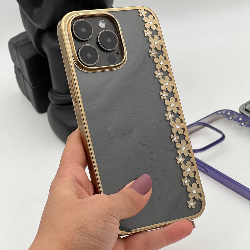 کاور دیویا مدل luxury flowers مناسب برای گوشی موبایل اپل iphone14