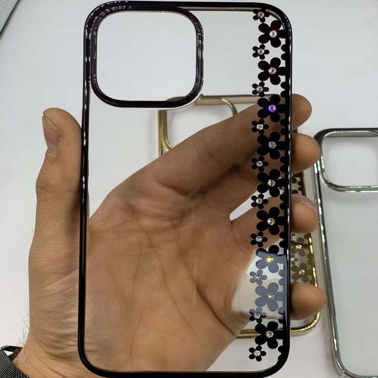 کاور دیویا مدل نگین دار طرح gol مناسب برای گوشی موبایل اپل iphone 14/13