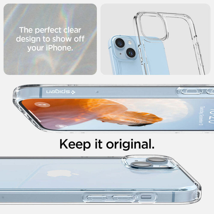 کاور اسپیگن مدل ultra hybrid clear کد014 مناسب برای گوشی موبایل اپل iphone 14