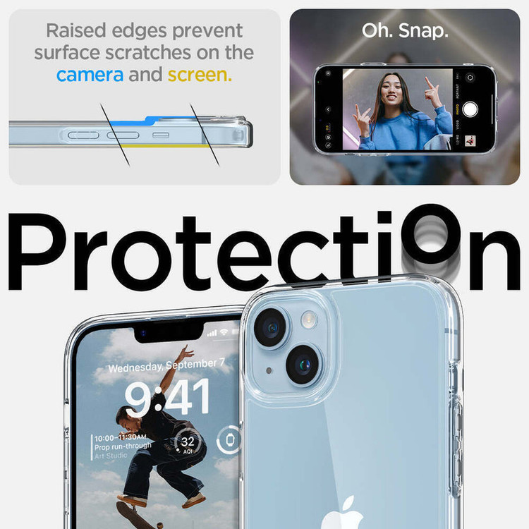 کاور اسپیگن مدل ultra hybrid clear کد014 مناسب برای گوشی موبایل اپل iphone 14
