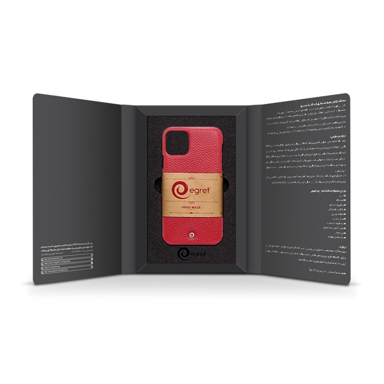 کاور اگرت مدل Floater چرمی مناسب برای گوشی موبایل اپل iPhone 11 Pro Max
