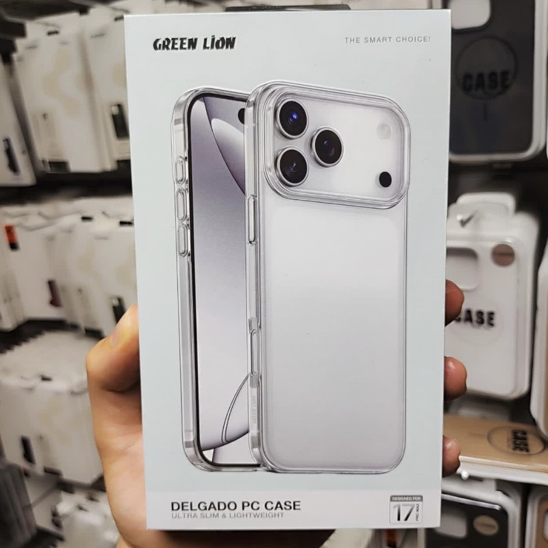 کاور گرین لاین مدل Delgado Pc Case مناسب برای گوشی موبایل اپل Iphone 17 Pro Max