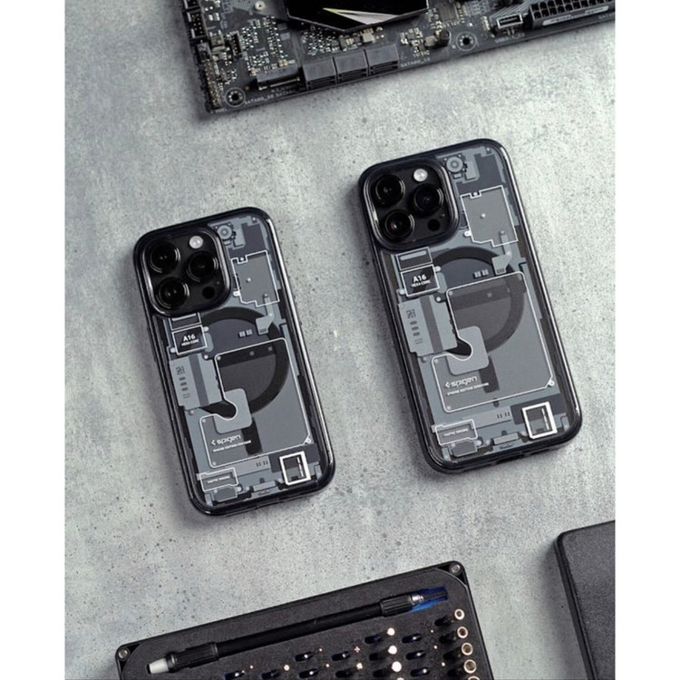کاور اسپیگن مدل Ultra Hybrid magnetic مناسب برای گوشی موبایل اپل iPhone 13 Pro Max
