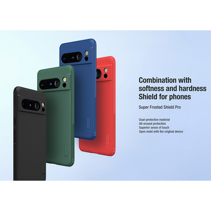 کاور نیلکین مدل Super Frosted Shield Pro مناسب برای گوشی موبایل گوگل Pixel 8 Pro