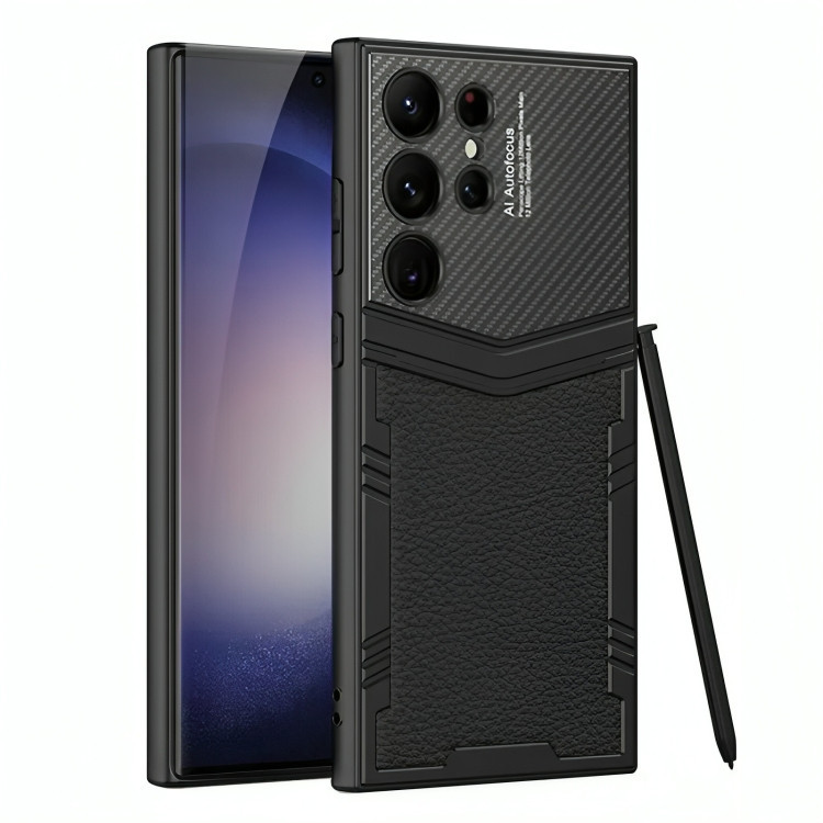 کاور مدل Stylish leather مناسب برای گوشی موبایل سامسونگ Galaxy S23 Ultra