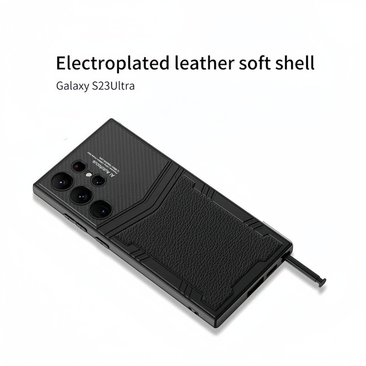 کاور مدل Stylish leather مناسب برای گوشی موبایل سامسونگ Galaxy S23 Ultra