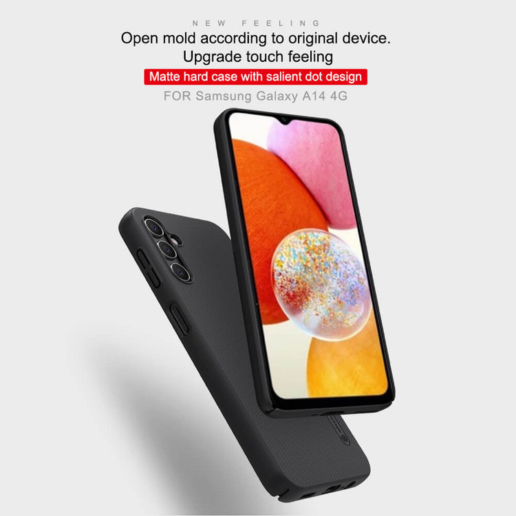 کاور نیلکین مدل Super Frosted Shield مناسب برای گوشی موبایل سامسونگ Galaxy A14 4G