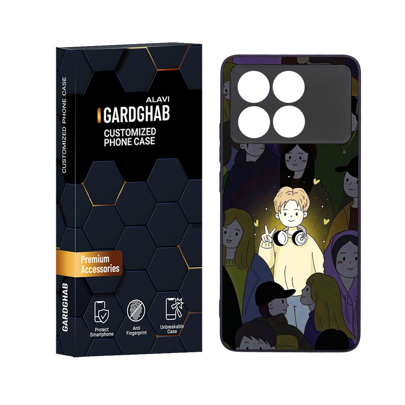 کاور گارد قاب علوی مدل دور ژله ای مناسب برای گوشی موبایل شیائومی Poco X6 Pro