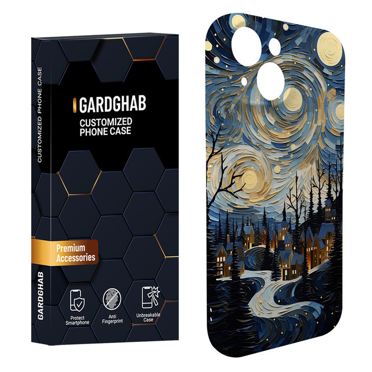 کاور گارد قاب مدل هنری مناسب برای گوشی موبایل اپل iPhone 15