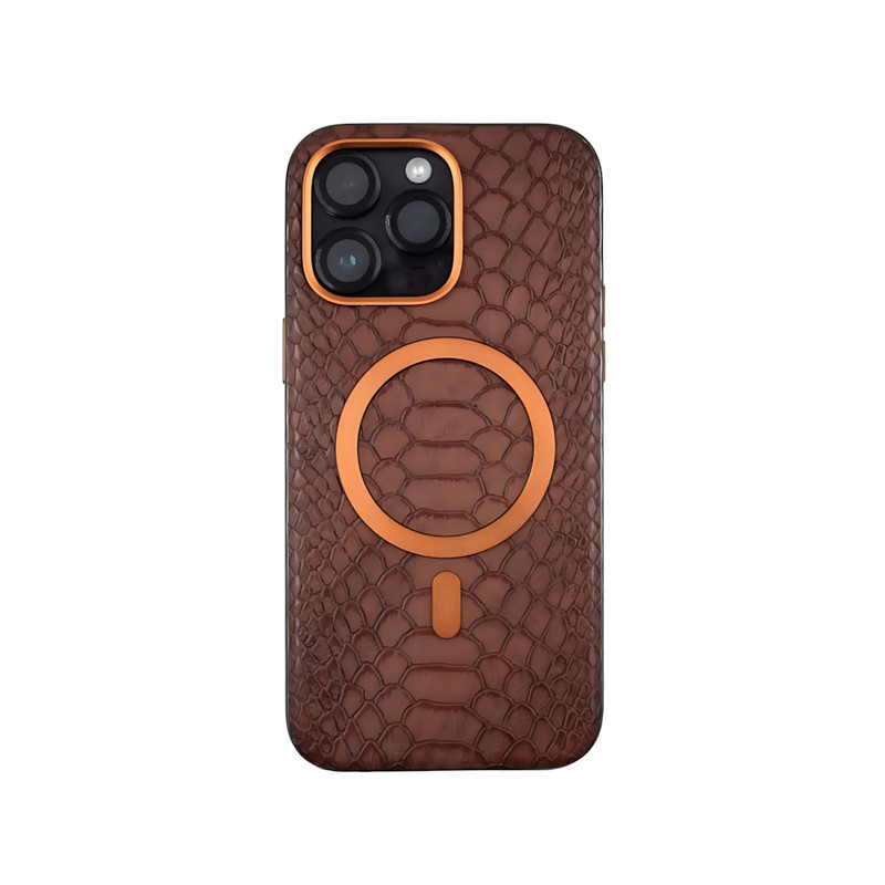 کاور مدل SnakeSkin مناسب برای گوشی موبایل اپل iPhone 15 Pro Max
