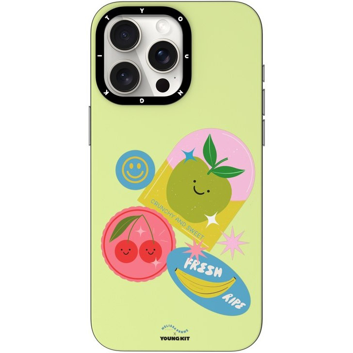 کاور یانگ کیت مدل Fruit stickers مناسب برای گوشی موبایل اپل Apple iphone 15 promax