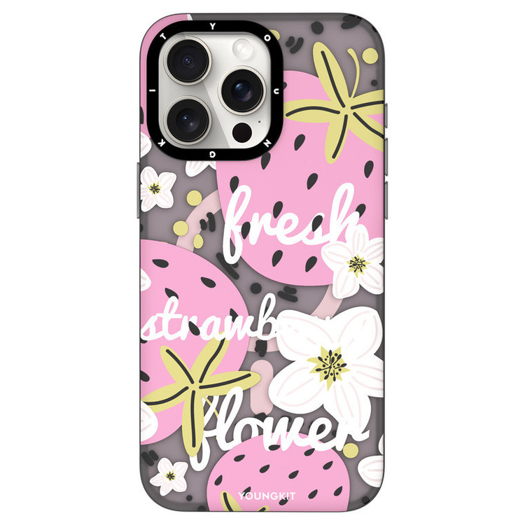 کاور یانگ کیت مدل Summer Strawberry مناسب برای گوشی موبایل اپل iphone 14promax