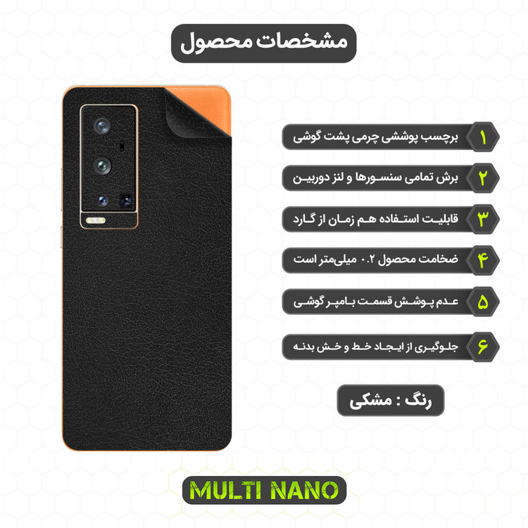 برچسب پوششی مولتی نانو مدل X-F1L مناسب برای گوشی موبایل ویوو X60T Pro Plus