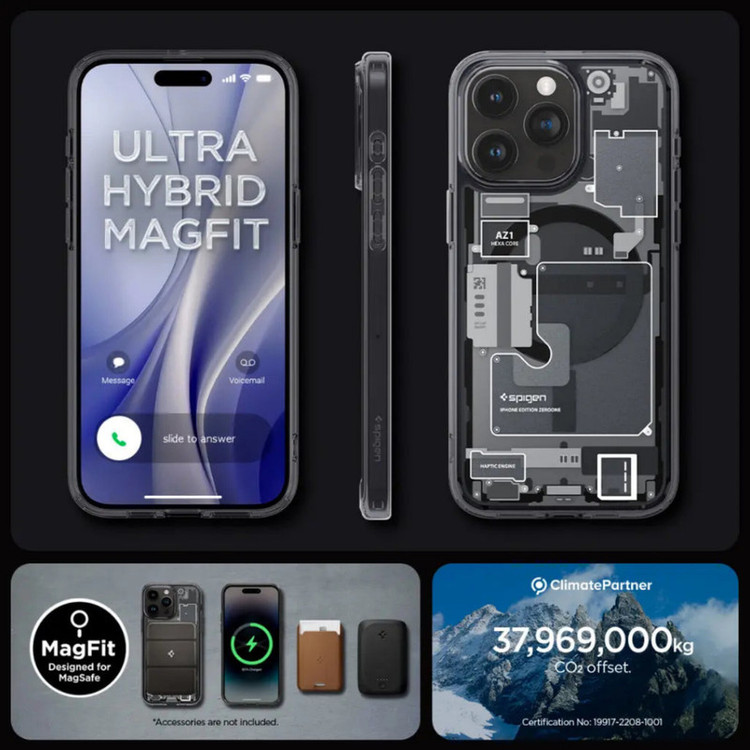 کاور اسپیگن مدل Ultra Hybrid Magnetic مناسب برای گوشی موبایل اپل iPhone 15 Pro Max