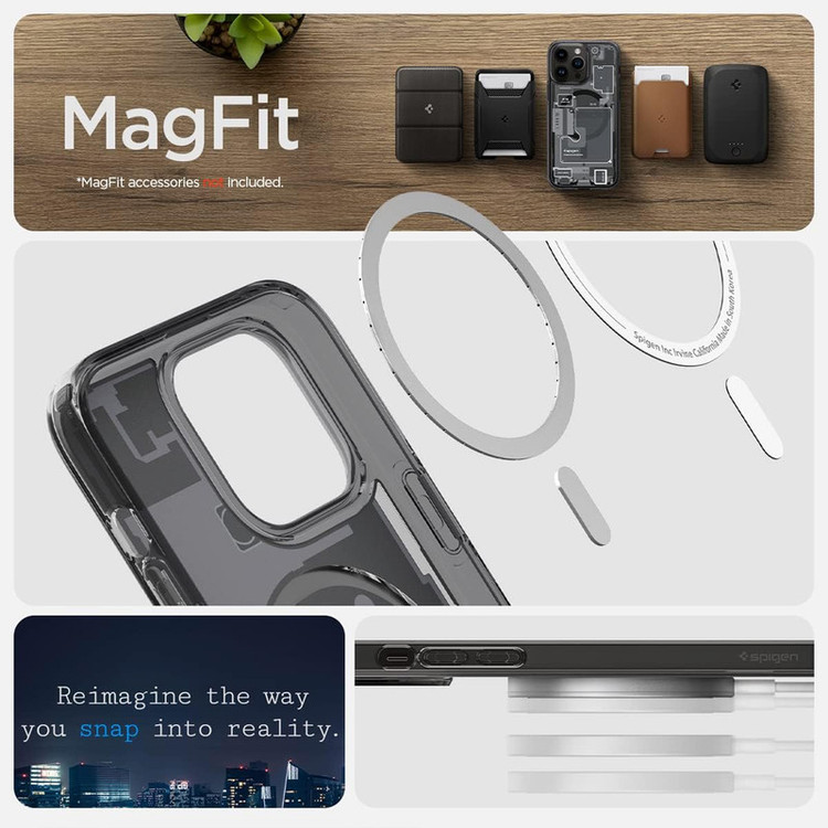 کاور اسپیگن مدل SPG مناسب برای گوشی موبایل اپل iPhone 14