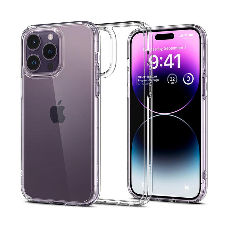 کاور اسپیگن مدل ultra-hybrid مناسب برای گوشی موبایل اپل iphone 14 promax