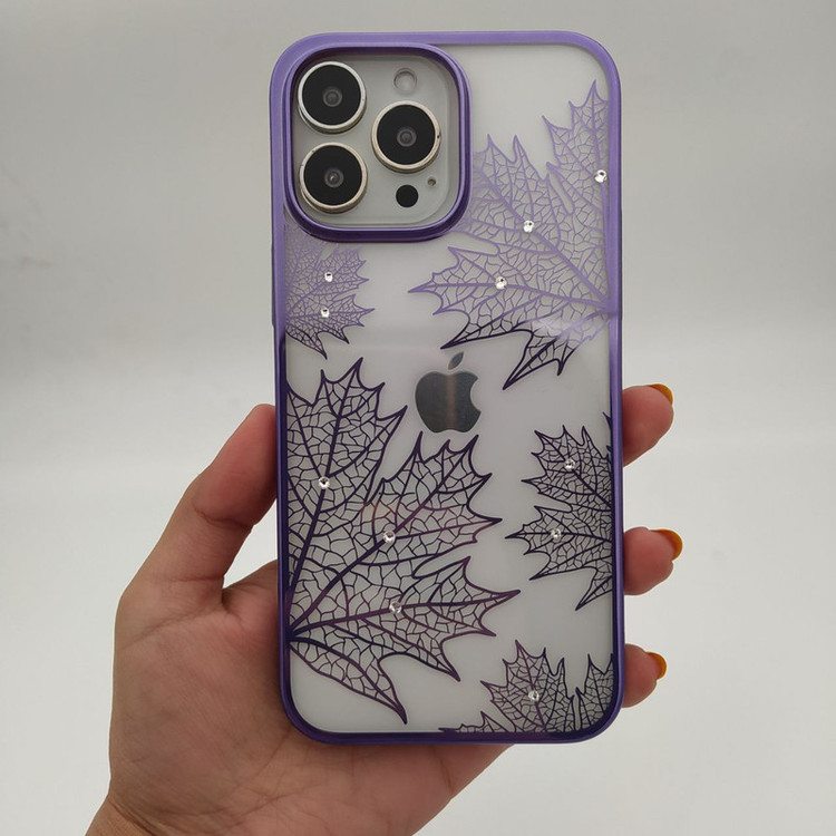 کاور دیویا مدل luxury leaf مناسب برای گوشی موبایل اپل iphone 14promax
