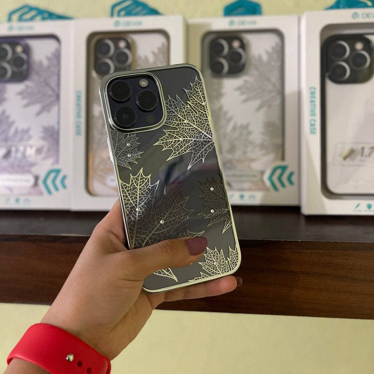 کاور دیویا مدل luxury leaf مناسب برای گوشی موبایل اپل iphone 14promax