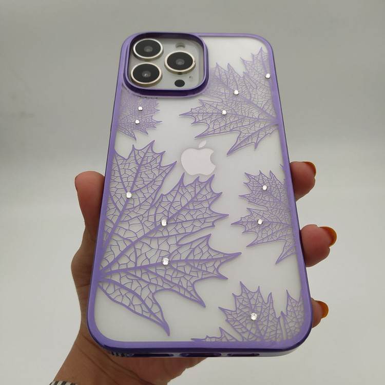 کاور دیویا مدل luxury leaf مناسب برای گوشی موبایل اپل iphone 14promax