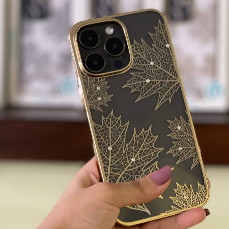 کاور دیویا مدل luxury leaf مناسب برای گوشی موبایل اپل iphone 14promax