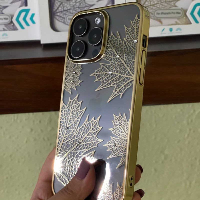 کاور دیویا مدل luxury leaf مناسب برای گوشی موبایل اپل iphone 14promax
