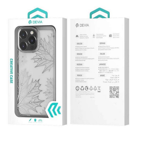 کاور دیویا مدل luxury leaf مناسب برای گوشی موبایل اپل iphone 14promax