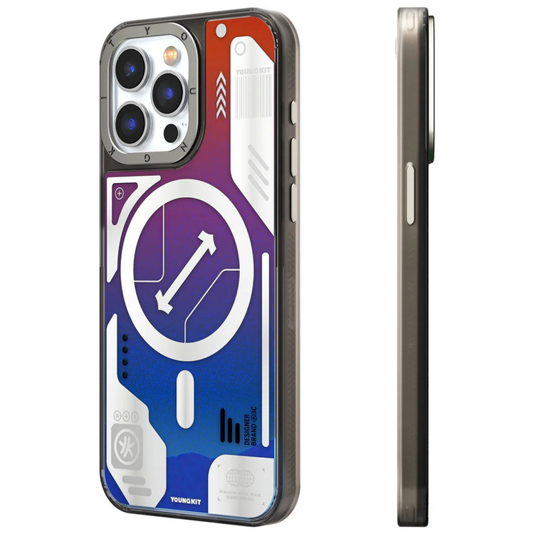 کاور یانگ کیت مدل آکواریومی شاین آبی مناسب برای گوشی موبایل اپل Iphone15promax