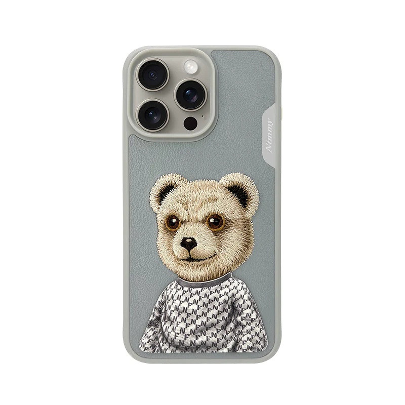 کاور نیمی مدل Teddy مناسب برای گوشی موبایل اپل IPHONE 15 PRO