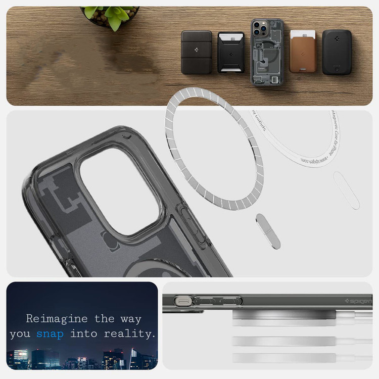 کاور قاب تک اسپیگن مدل SPIGENGHT مناسب برای گوشی موبایل اپل iPhone 13 Pro