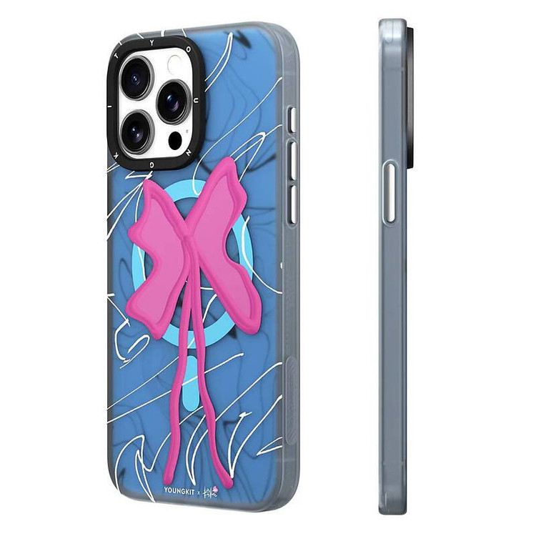 کاور یانگ کیت مدل Pink Bow Magsafe مناسب برای گوشی موبایل اپل iphone 14 promax