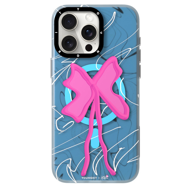 کاور یانگ کیت مدل Pink Bow Magsafe مناسب برای گوشی موبایل اپل iphone 14 promax