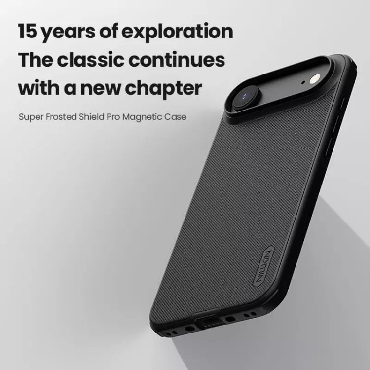 کاور نیلکین مدل Super Frosted Shield Pro Magnetic مناسب برای گوشی موبایل اپل iPhone 17 Air