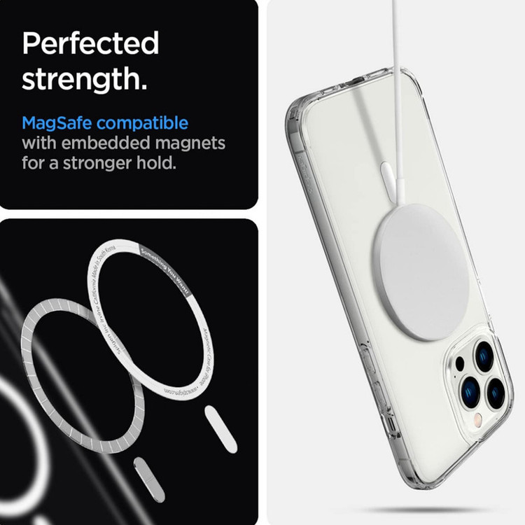 کاور اسپیگن مدل ultra hiybrid magsafe مناسب برای گوشی موبایل اپل iphone 13 promax