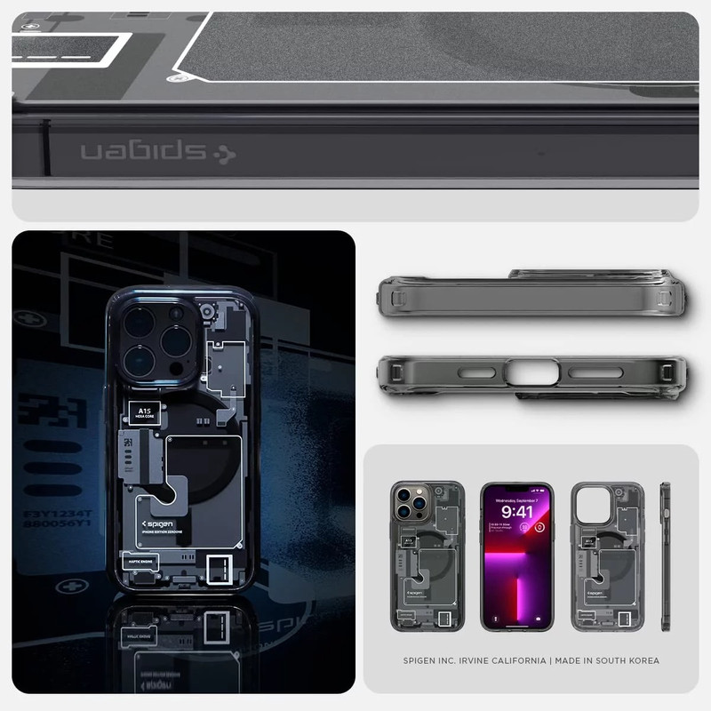 کاور اسپیگن مدل Ultra Hybrid Zero One مناسب برای گوشی موبایل اپل iPhone 12 ProMax