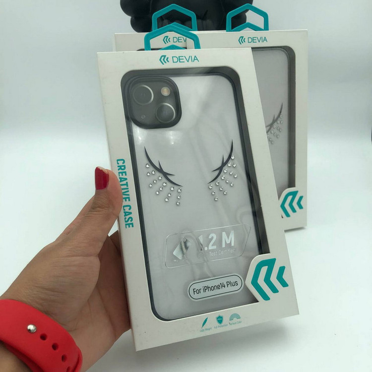 کاور دیویا مدل نگین دار طرح bal کد 013 مناسب برای گوشی موبایل اپل iphone 13/14