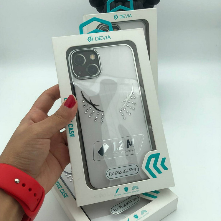 کاور دیویا مدل نگین دار طرح bal کد 013 مناسب برای گوشی موبایل اپل iphone 13/14
