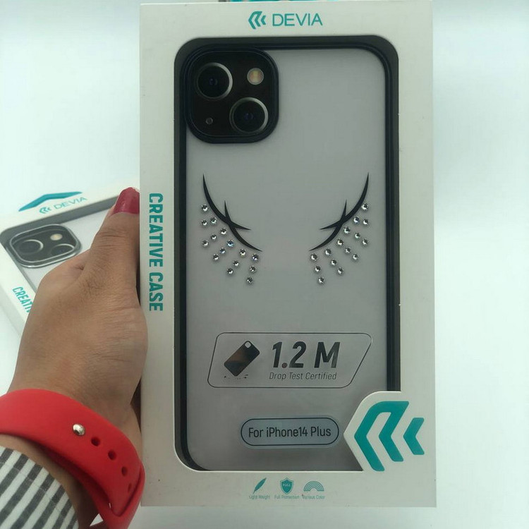 کاور دیویا مدل نگین دار طرح bal کد 013 مناسب برای گوشی موبایل اپل iphone 13/14
