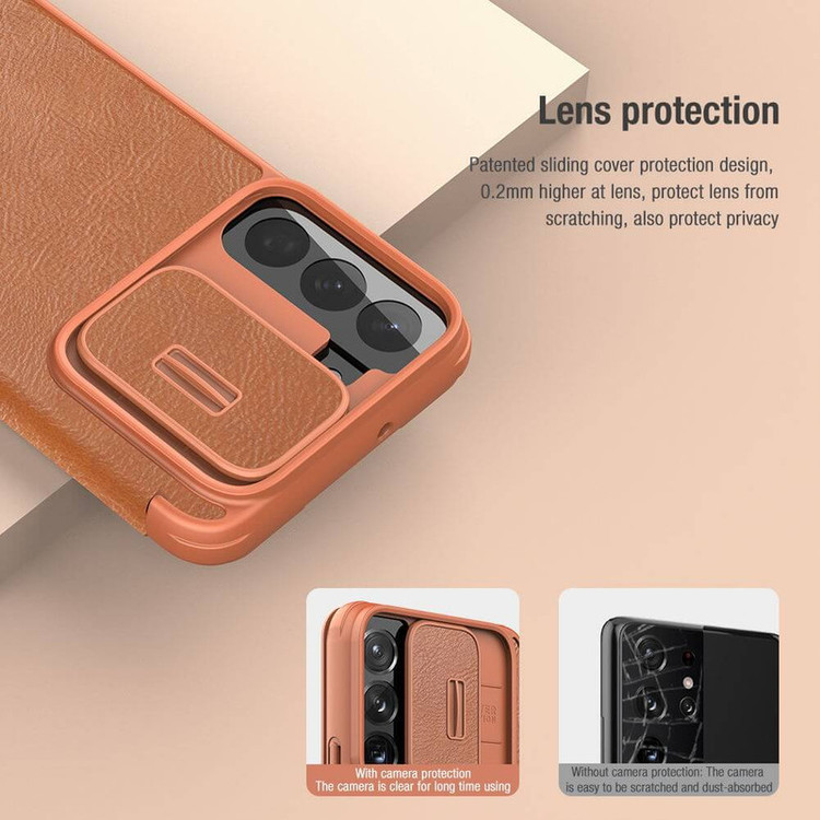 کیف کلاسوری نیلکین مدل QIN PRO مناسب برای گوشی موبایل سامسونگ Galaxy S22