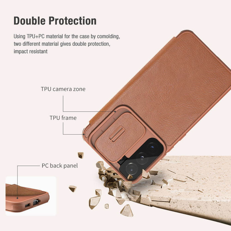کیف کلاسوری نیلکین مدل QIN PRO مناسب برای گوشی موبایل سامسونگ Galaxy S22