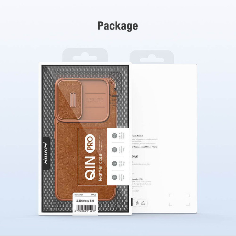 کیف کلاسوری نیلکین مدل QIN PRO مناسب برای گوشی موبایل سامسونگ Galaxy S22