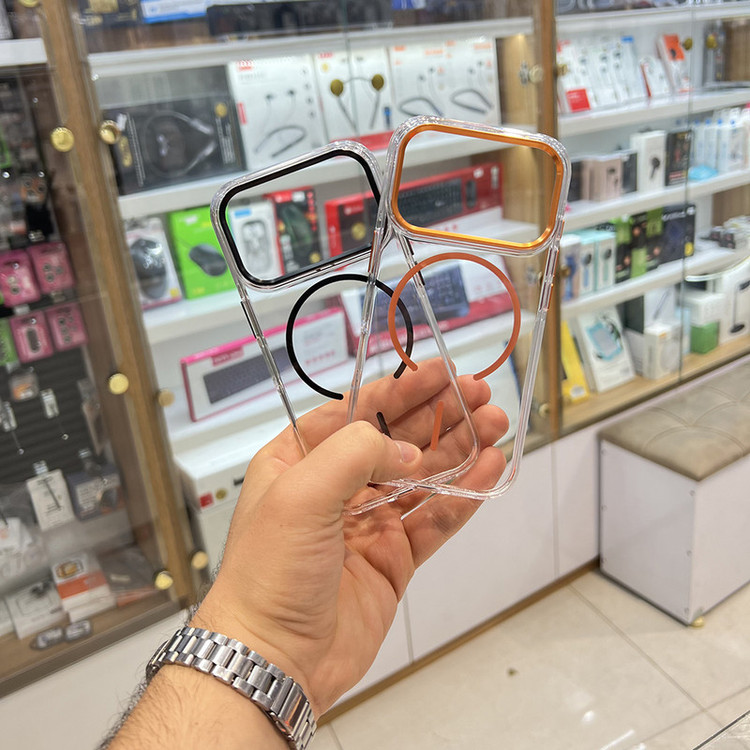 کاور مدل پی سی طرح مگ سیف دار مناسب برای گوشی موبایل اپل IPHONE 17 PRO MAX