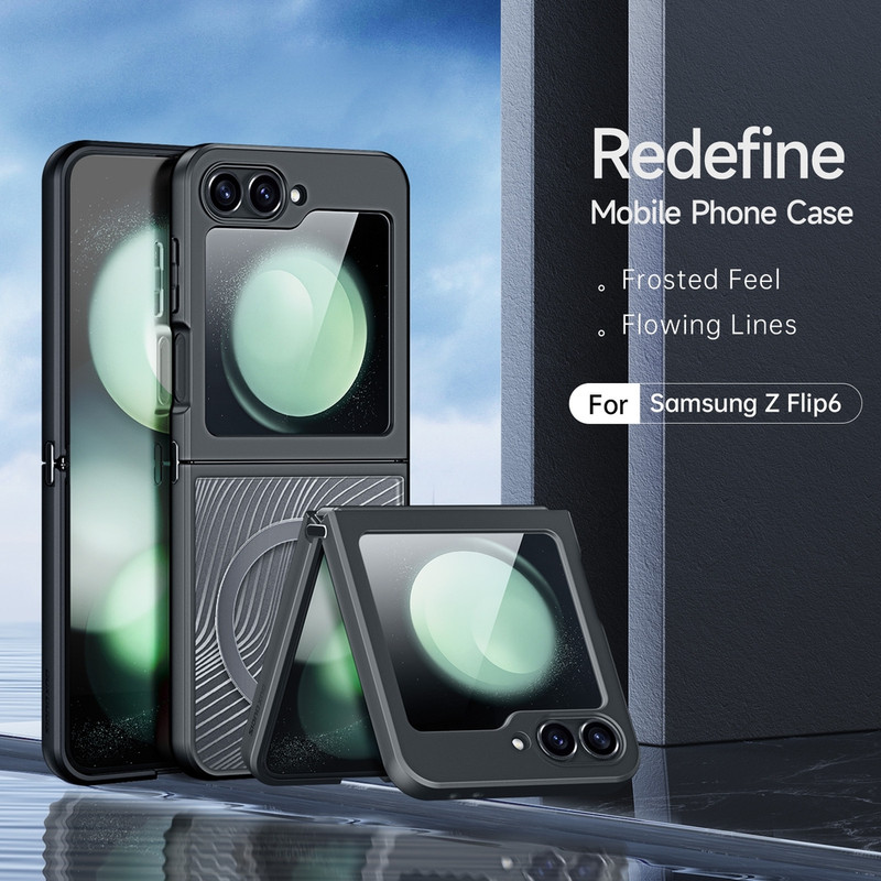 کاور بادیگارد مدل Wave Magsafe مناسب برای گوشی موبایل سامسونگ Galaxy Z Flip 6