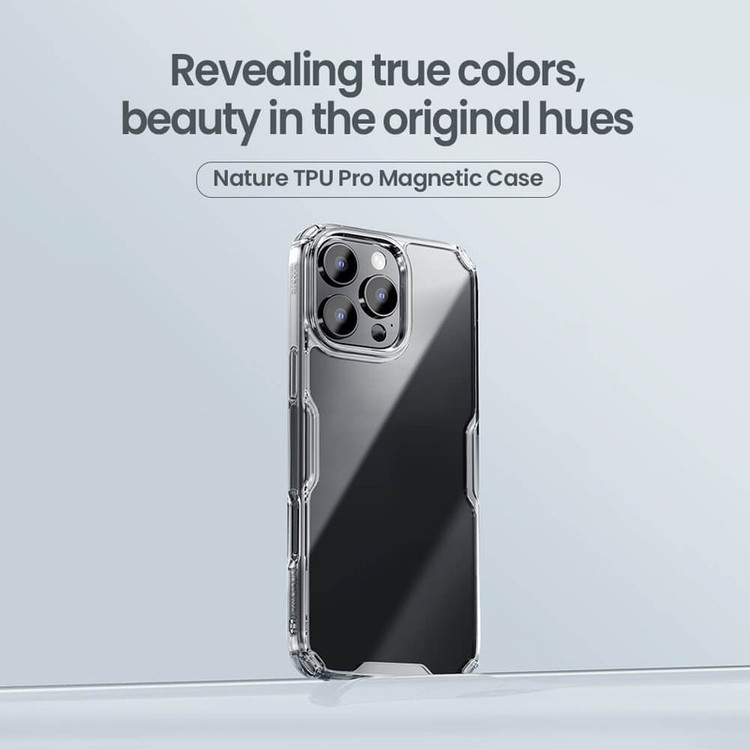 کاور نیلکین مدل Nature TPU Pro مناسب برای گوشی موبایل اپل iPhone 16 Pro